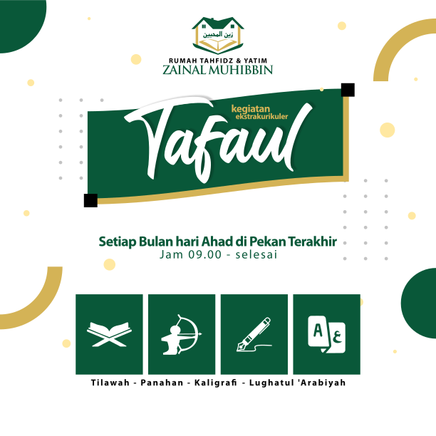 Poster Kegiatan Ekstrakurikuler Tafaul